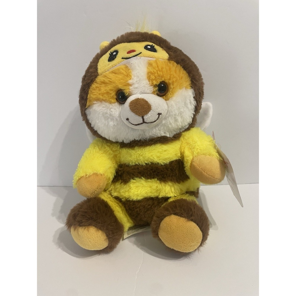 New! Disguisimals Cuddles the Corgi Bee Plush Toy, 14.5" by Peek-A-Boo Toys